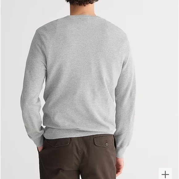 J. Crew Cotton Stretch Crewneck Sweater - Picture 5 of 6